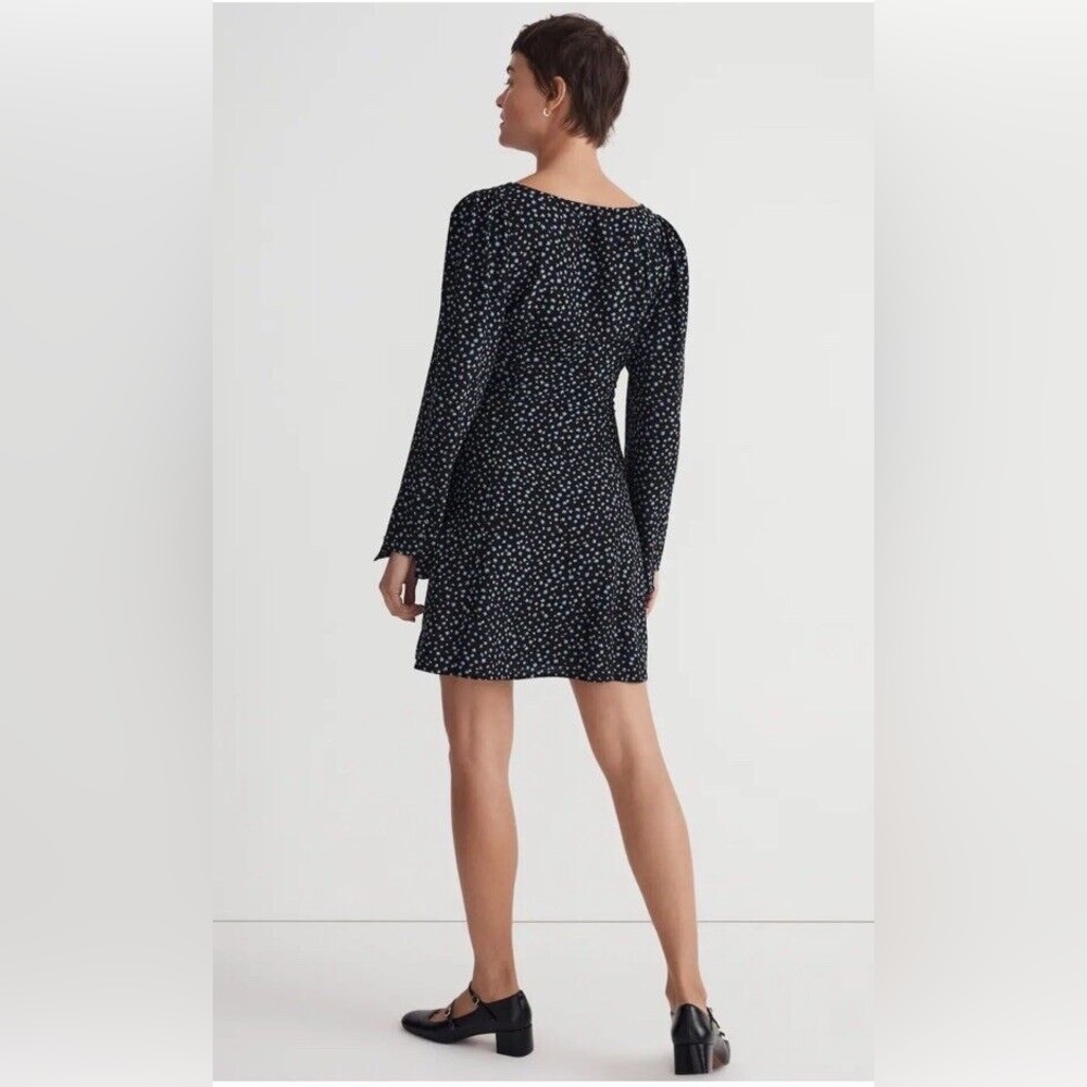 Madewell Ditsy Floral Long Sleeve Mini Dress